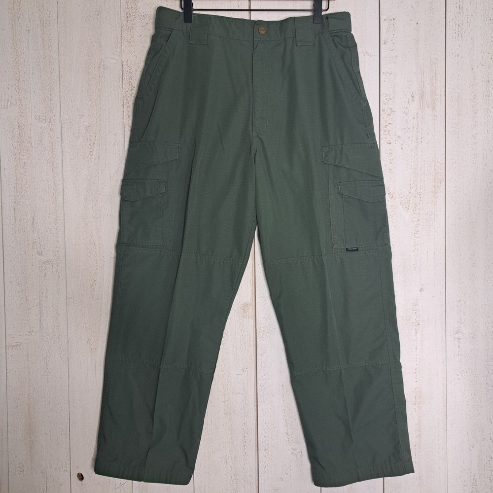 Gorpcore Utility Tactical Cargo Pants Olive Drab Mens 34x32 Streetwear Cabincore